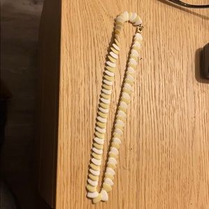 Lucite stacked hearts necklace